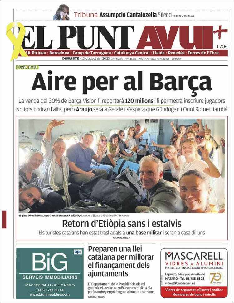 elpunt avui 12 agost 23 elpunt avui 12 agost 23