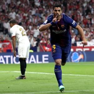 Luis Suárez Sevilla Barça Final Copa Rei Efe Luis Suárez Sevilla Barça Final Copa Rei Efe