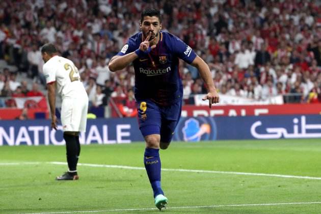 Luis Suárez Sevilla Barça Final Copa Rei Efe Luis Suárez Sevilla Barça Final Copa Rei Efe