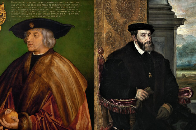 Maximilià Habsburgo (consuegro de Ferran) y Carles Habsburgo (nieto de Ferran). Fuente Museo de Arte de Viena