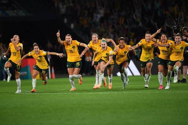 Australia Mundial femenino celebran semifinal / Foto: EFE