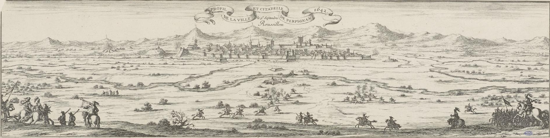 Representación del asedio catalano francés de Perpinyà (1642). Fuente Museo de Bellas Artes Pequeño Palais. Paris Representación del asedio catalano francés de Perpinyà (1642). Fuente Museo de Bellas Artes Pequeño Palais. Paris