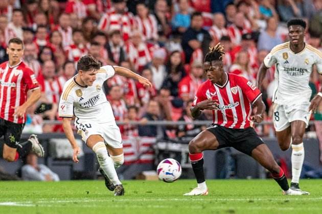 Nico Williams Athletic Club Fran García Real Madrid / Foto: EFE