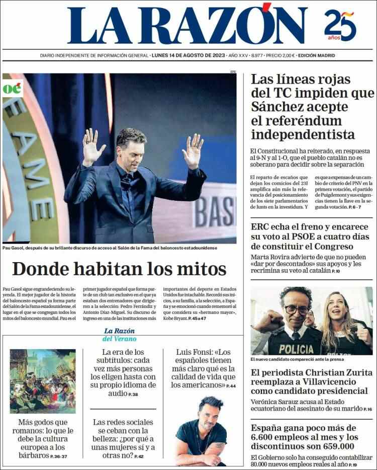 La Razón La Razón