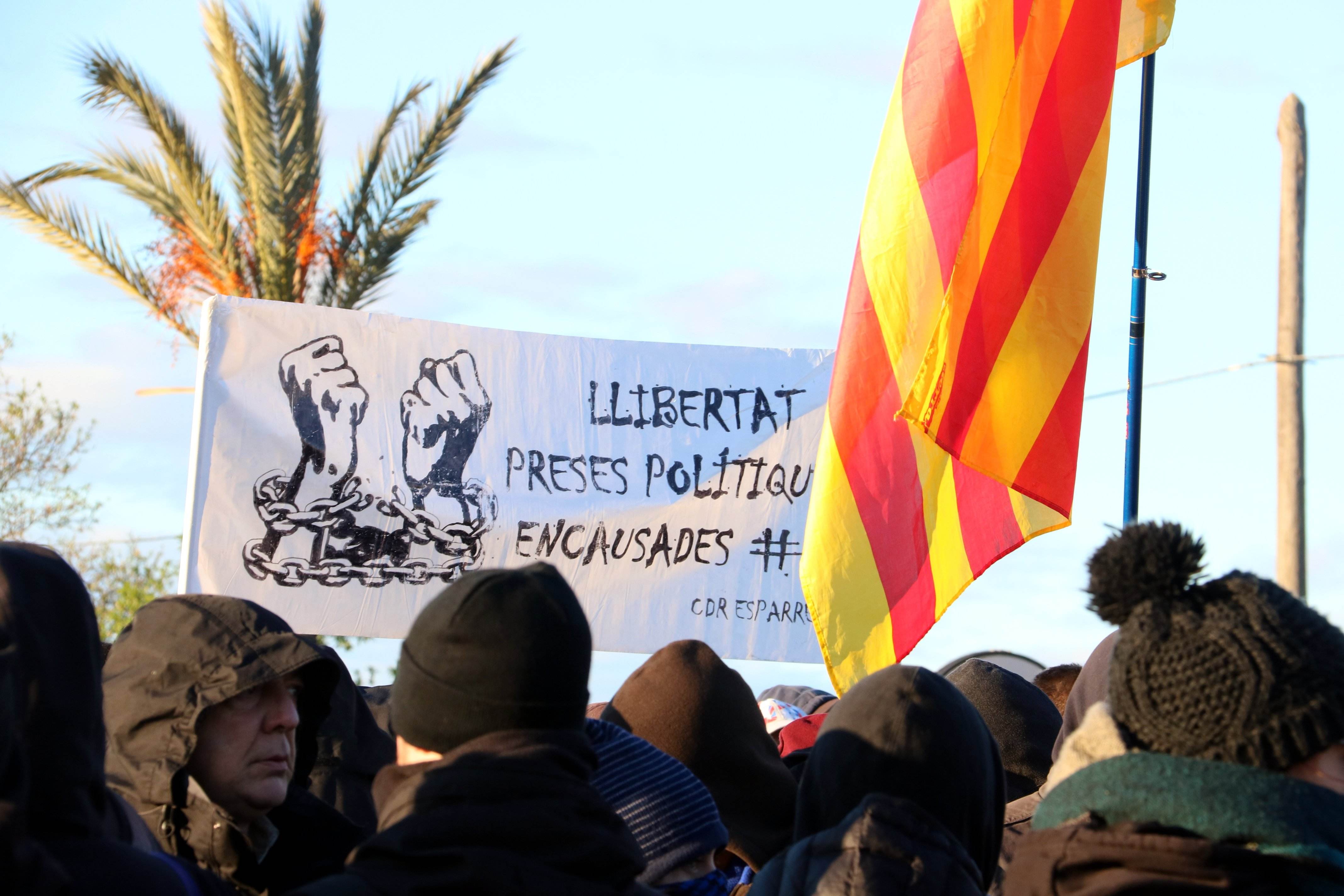 Llibertat sota fiança pels dos joves empresonats a Tarragona per les protestes postsentència