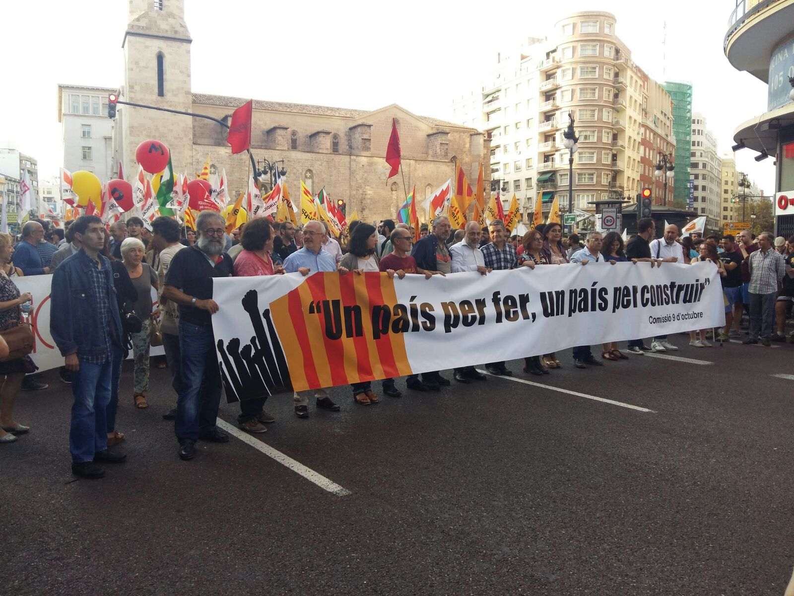La manifestación del 9 d'Octubre exige una financiación justa para el País Valencià