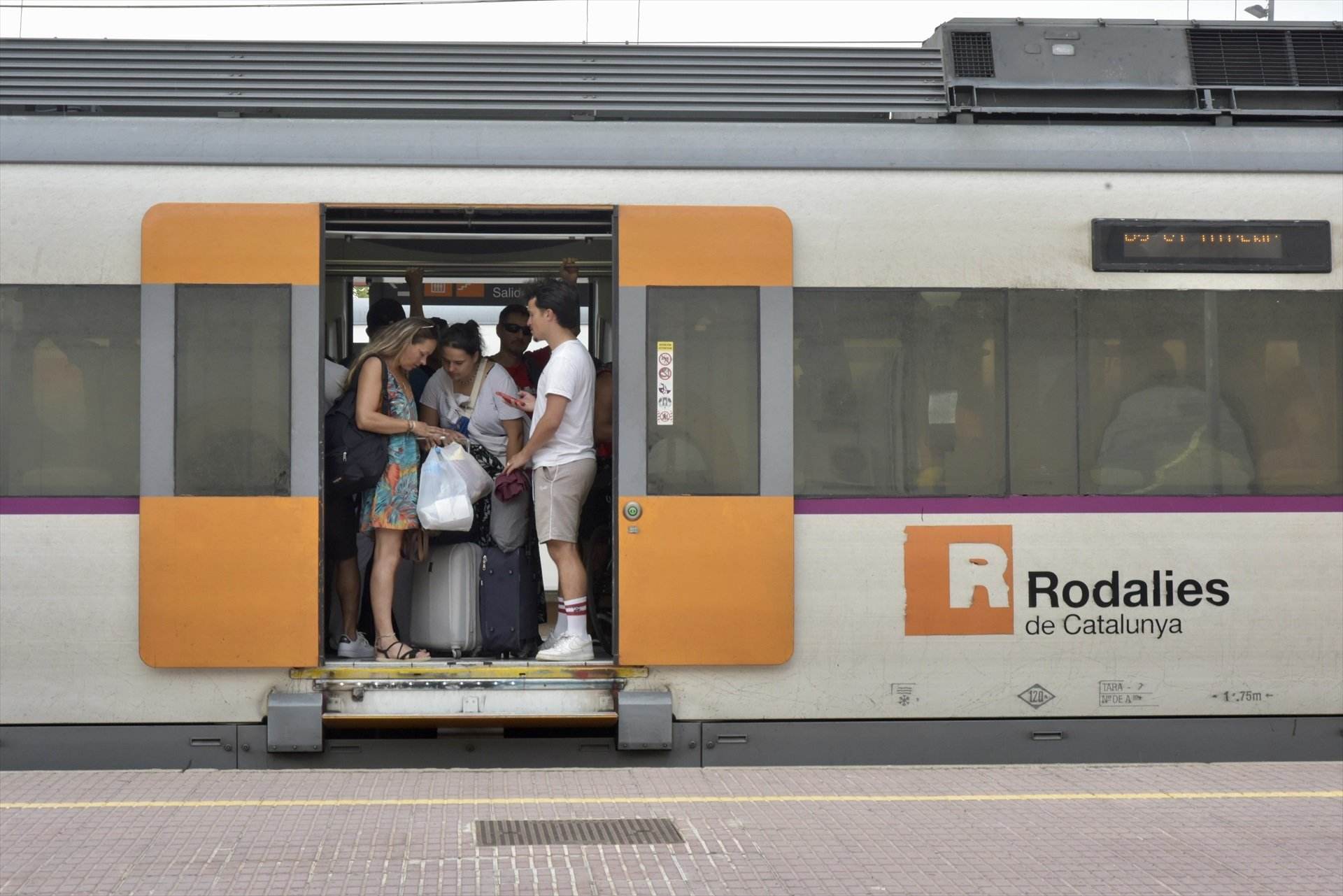 Restablecida la circulación de trenes entre Vilanova y Garraf con limitaciones de velocidad