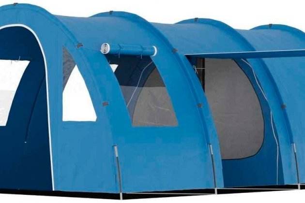 Tenda de campanya familiar Outsunny blava