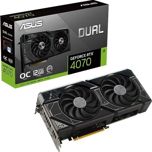 ASUS Dual GeForce RTX 4070 ASUS Dual GeForce RTX 4070