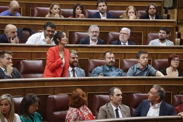 La diputada de Sumar Tesh Sidi, que no ha estat nomenada per error aquest dijous La diputada de Sumar Tesh Sidi, que no ha estat nomenada per error aquest dijous