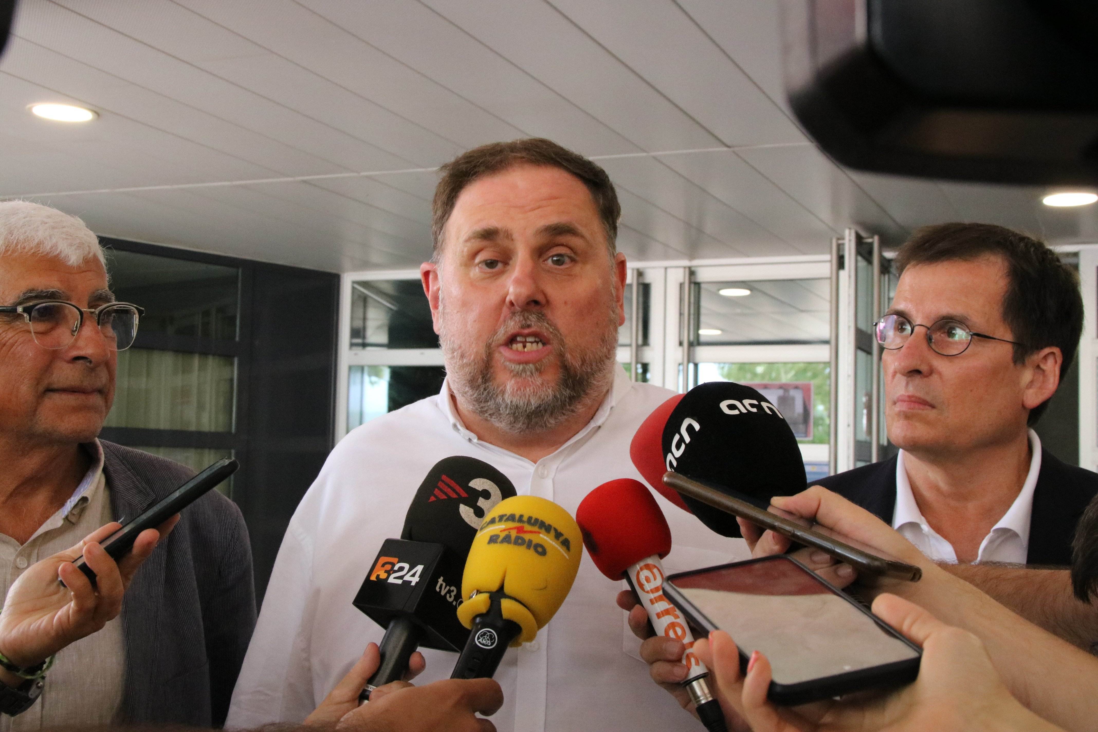 Oriol Junqueras apunta a una llei d'amnistia per avançar en la desjudicialització