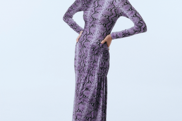 Vestit estampat serp Vestit estampat serp