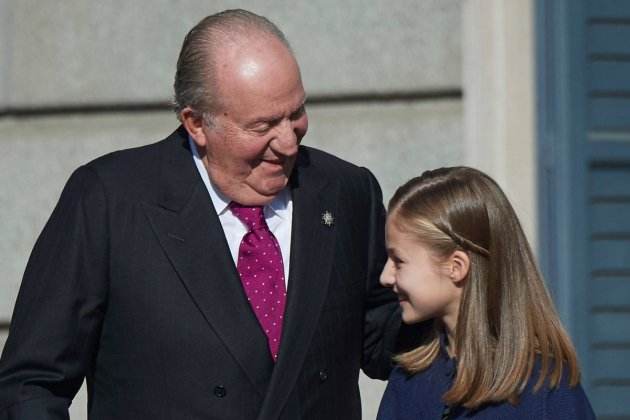 Juan Carlos i Leonor efe Juan Carlos i Leonor efe