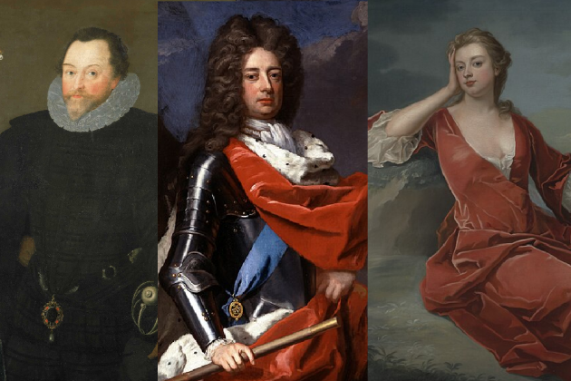 La família materna de Berwick. El seu oncle avi Drake i els seus oncles John i Sarah Churchill. Font National Museum of Greenwich i National Museum Arms, de Londres La família materna de Berwick. El seu oncle avi Drake i els seus oncles John i Sarah Churchill. Font National Museum of Greenwich i National Museum Arms, de Londres