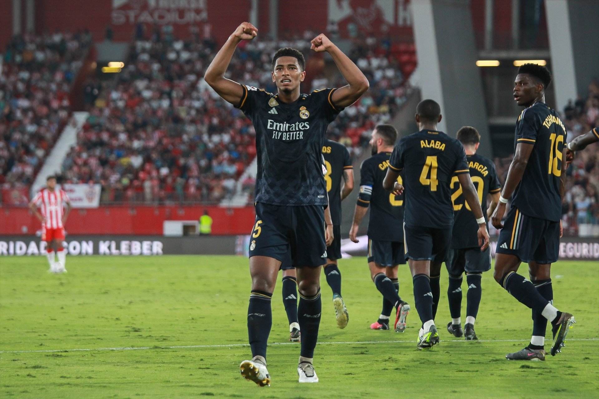 El Real Madrid remonta ante el Almería (1-3) a ritmo de Bellingham para lograr su segunda victoria en LaLiga