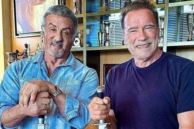 Sylvester Stallone y Arnold Schwarzenegger