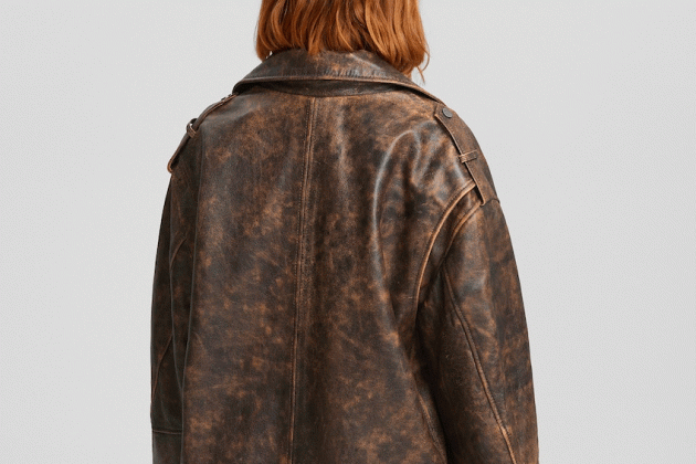 Caçadora pell desgastada1