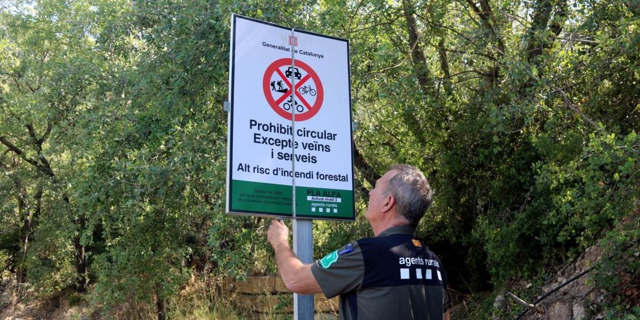 Estas son las restricciones por el alto riesgo de incendio en Catalunya