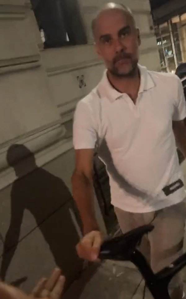 Pep Guardiolal incidente bici TikTok Pep Guardiolal incidente bici TikTok