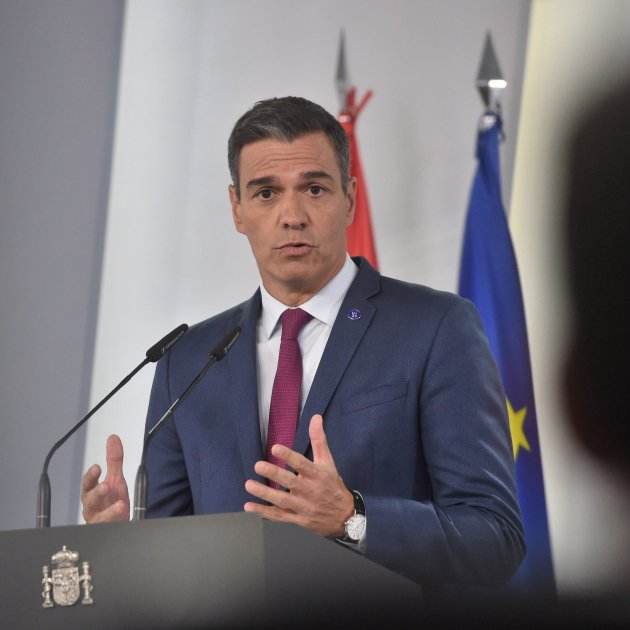 Pedro Sanchez roda de prensa / Europa Press