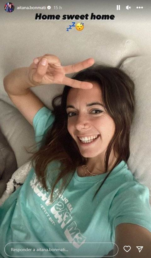 Aitana Bonmatí vuelve a casa Instagram Aitana Bonmatí vuelve a casa Instagram