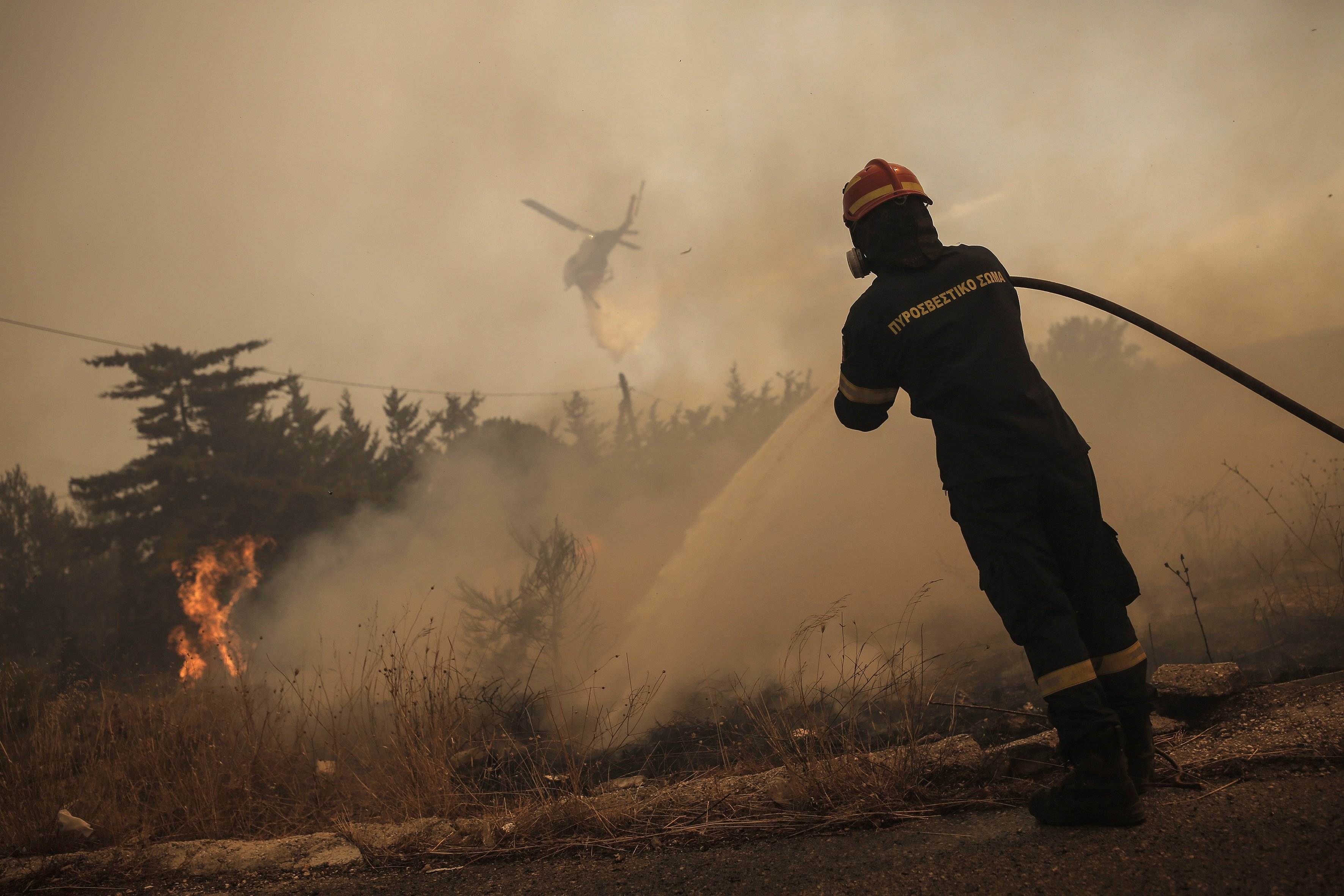 Grecia y los peores incendios en 15 años: piden investigar si hay una organización criminal