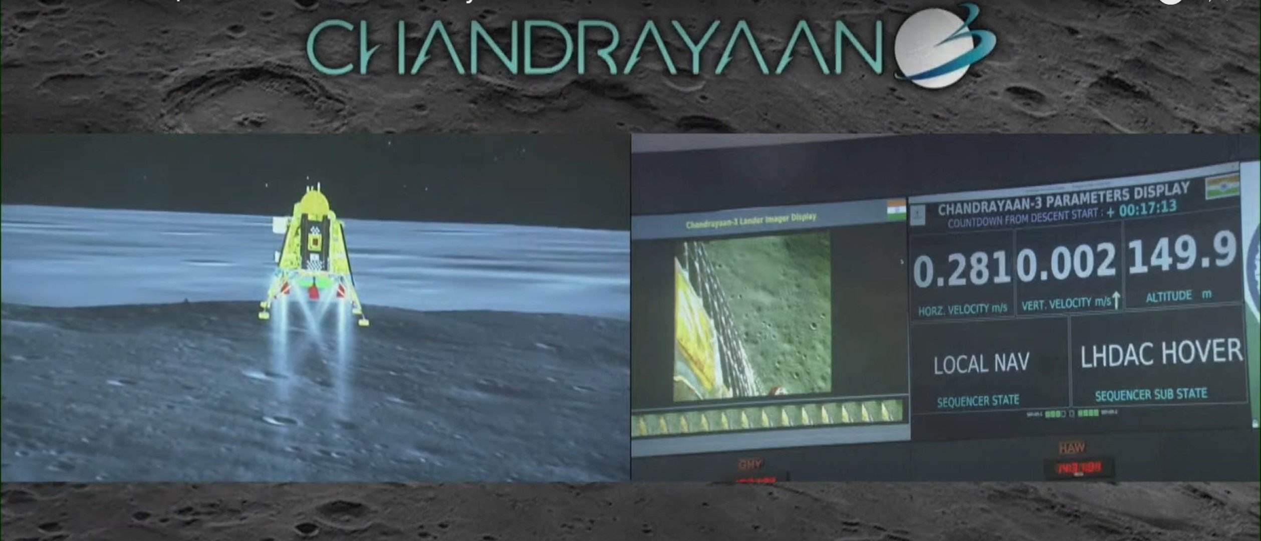 La India hace historia y consigue llegar al polo sur de la Luna tras el fracaso de Rusia