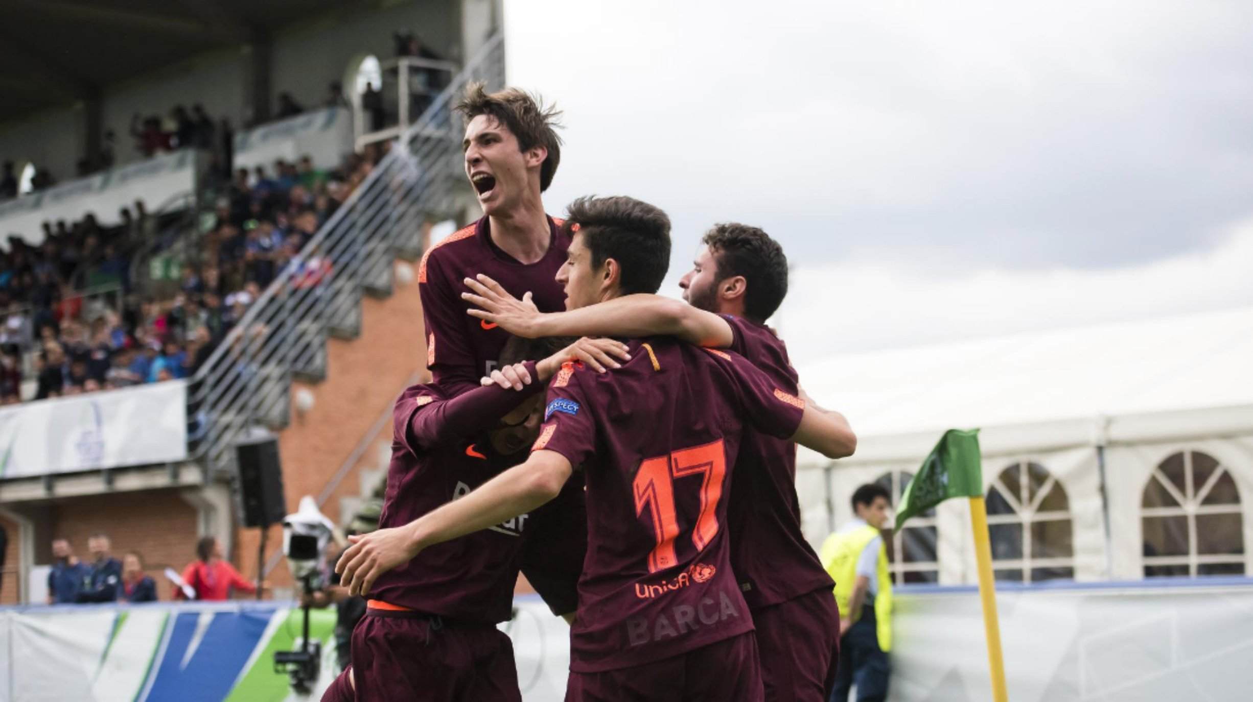 El juvenil del Barça, campeón de la Champions (0-3)