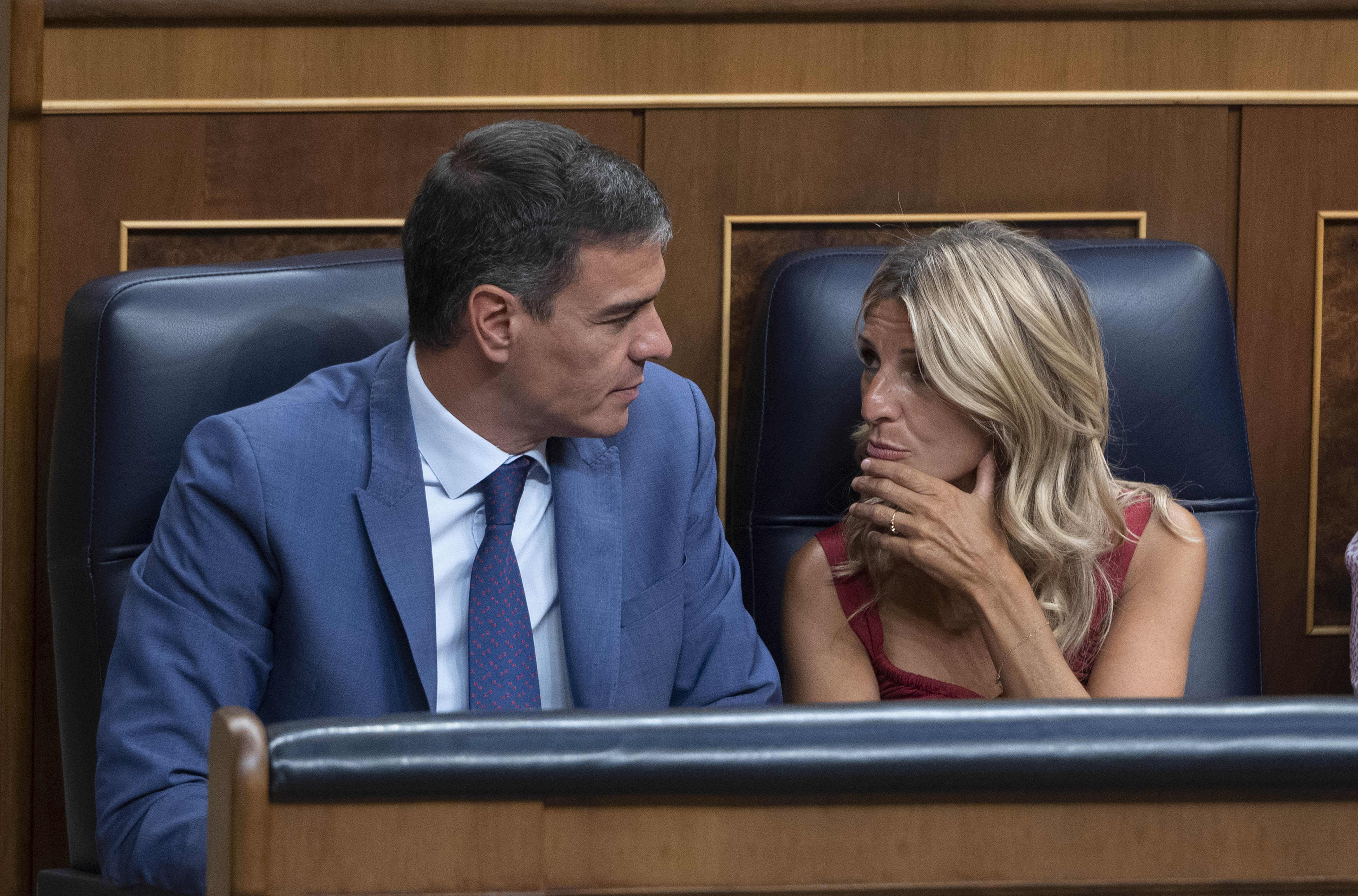 First gesture in Congress: PSOE and Sumar will allow ERC and Junts to form parliamentary groups