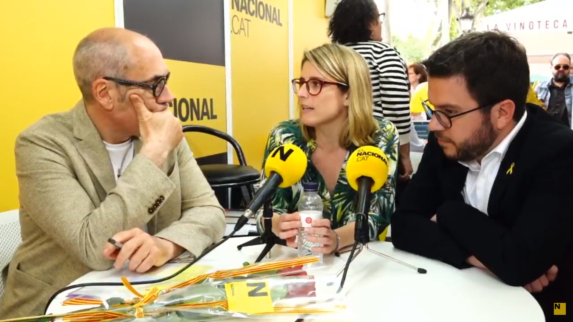 Artadi y Aragonès abordan la investidura de Puigdemont