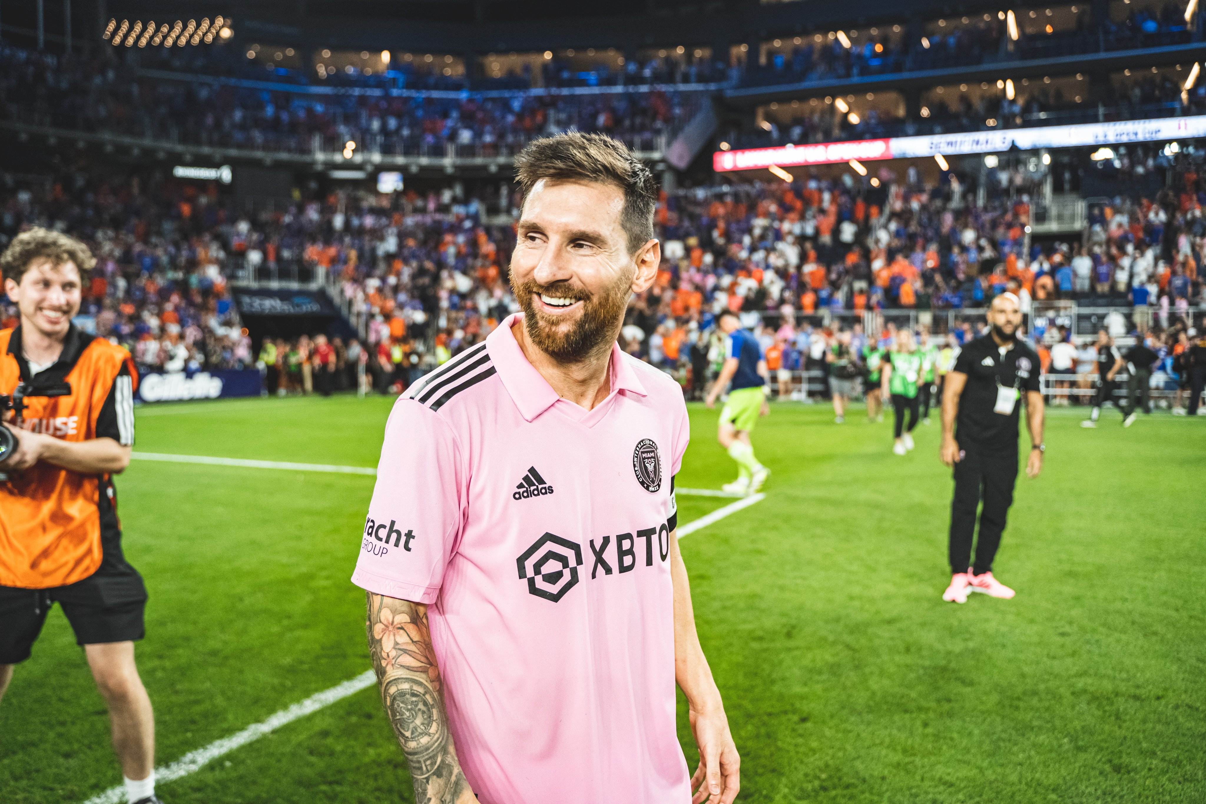 Leo Messi marca el camí de l'Inter Miami cap a la final de la Copa US Open en imposar-se a Cincinnati (3-3)