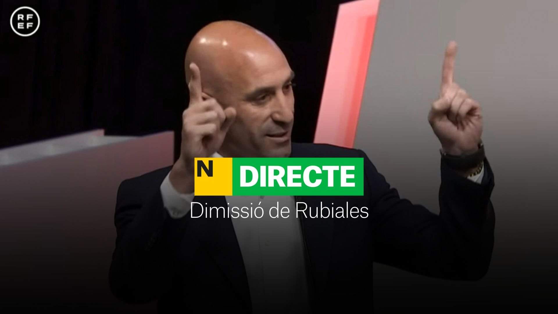 Luis Rubiales no dimiteix, DIRECTE | Reaccions dels jugadors i jugadores