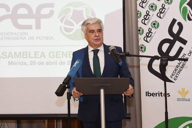 Pedro Rocha presidente Federación Extremeña Fútbol / Foto: Europa Press