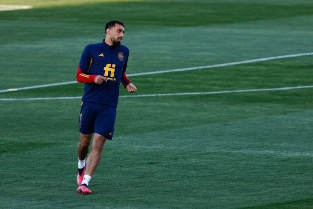 Borja Iglesias entrenamiento selección española España / Foto: Europa Press - Oscar J. Barroso