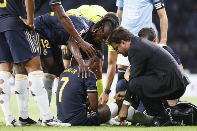 Lesión Vinícius Celta Real Madrid EFE Lesión Vinícius Celta Real Madrid EFE