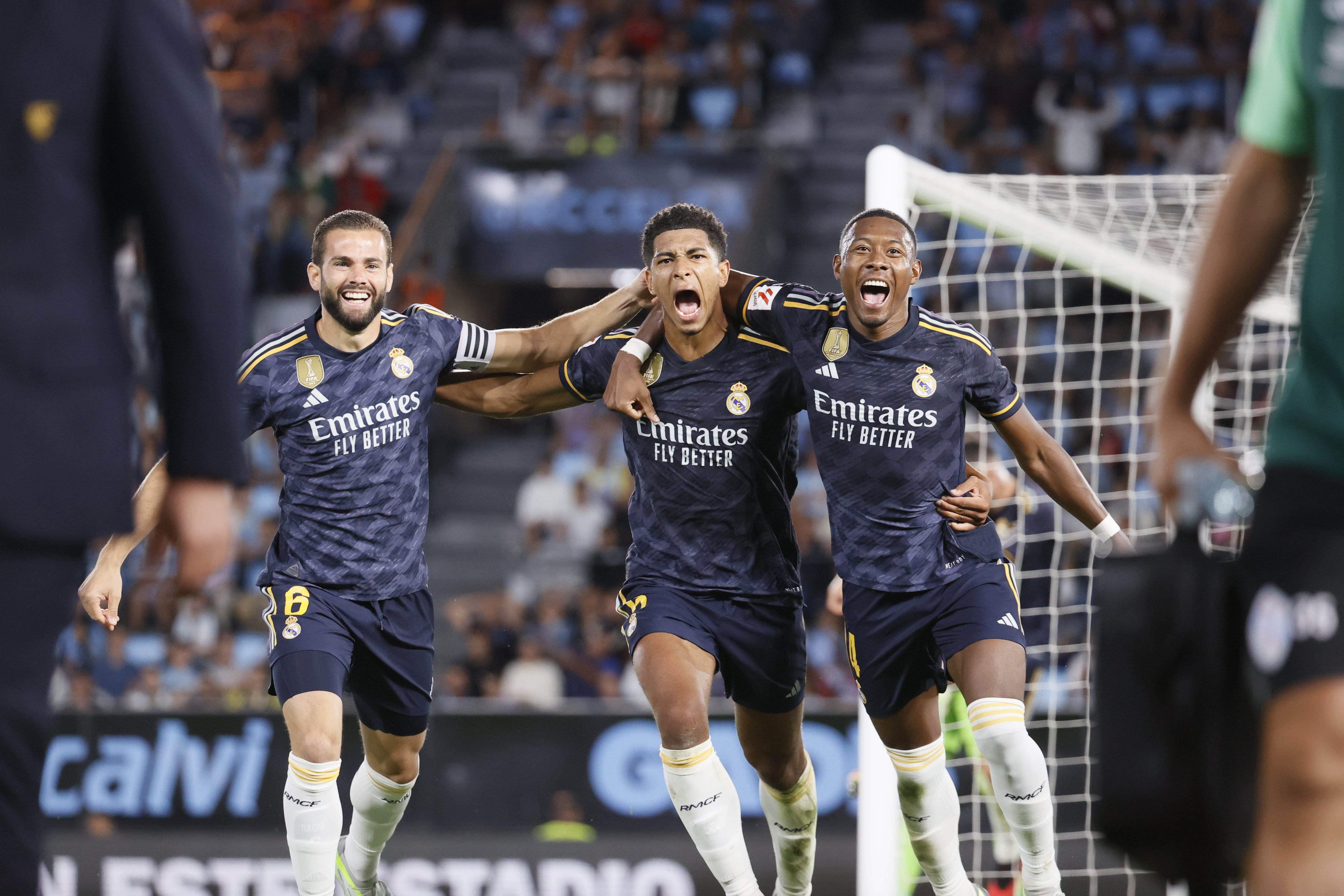 El Reial Madrid supera amb polèmica el Celta gràcies a un gol de Bellingham en el tram final (0-1)