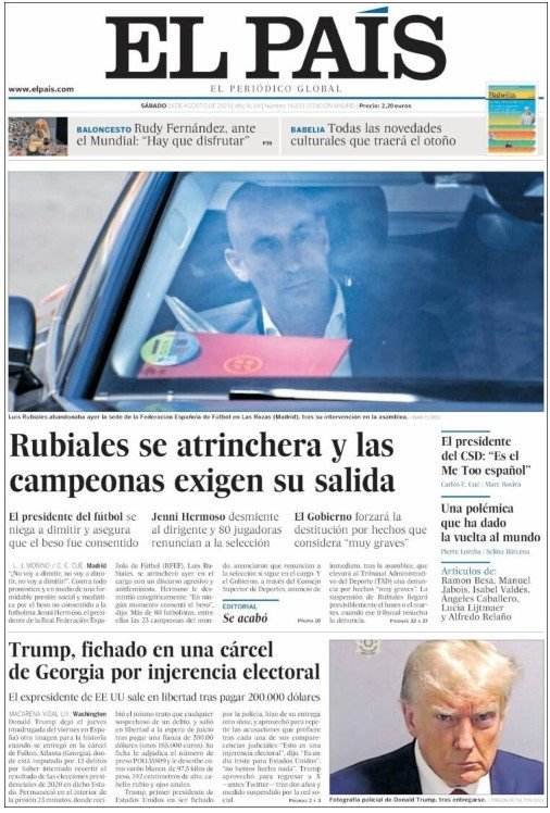 el pais 26 agosto