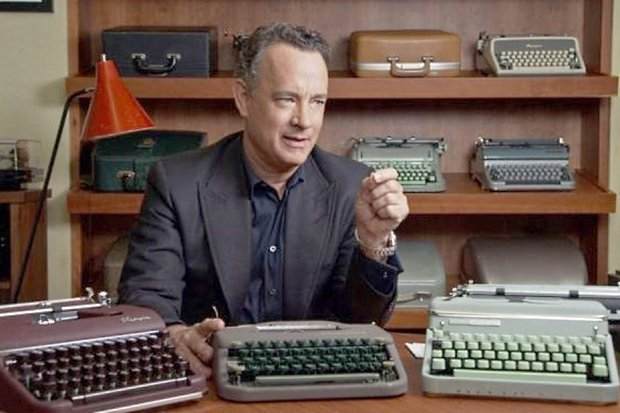 Tom Hanks y las máquinas de escribir Tom Hanks y las máquinas de escribir