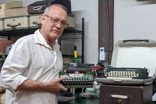 Tom Hanks y las máquinas de escribir Tom Hanks y las máquinas de escribir