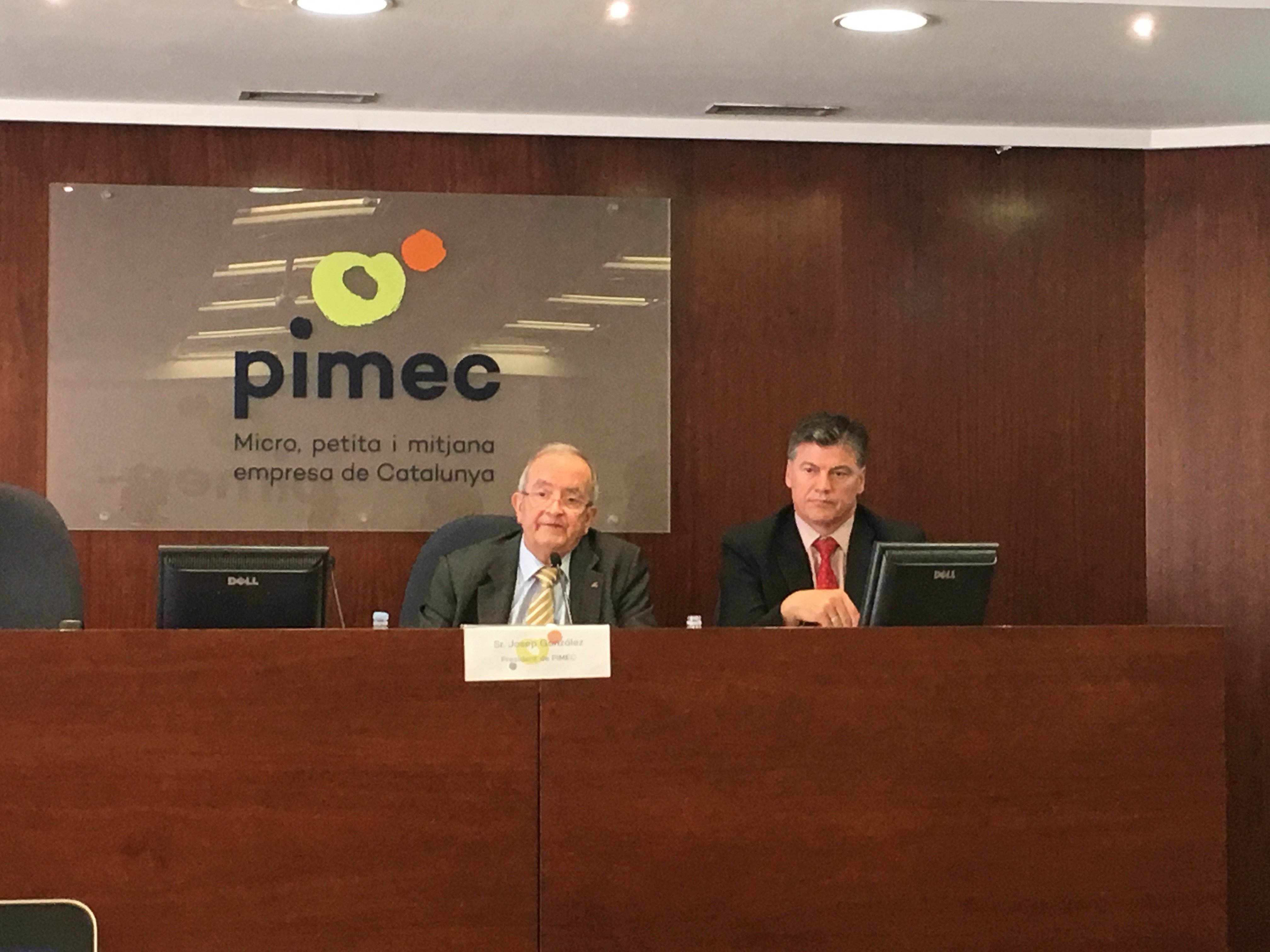 Pimec afirma que el procés no ha afectat negativament l'economia catalana