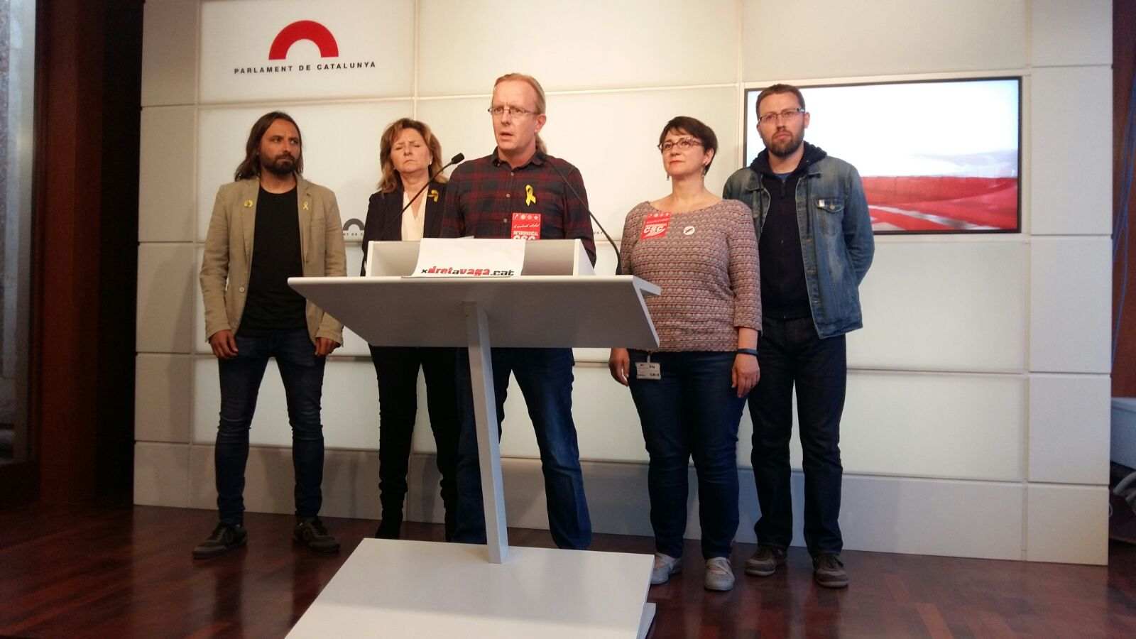 JxCat, ERC i la CUP sumen forces contra la il·legalització de la vaga del 8-N