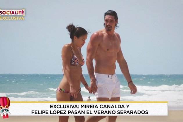 Mireia Canalada y Felipe verano Telecinco Mireia Canalada y Felipe verano Telecinco