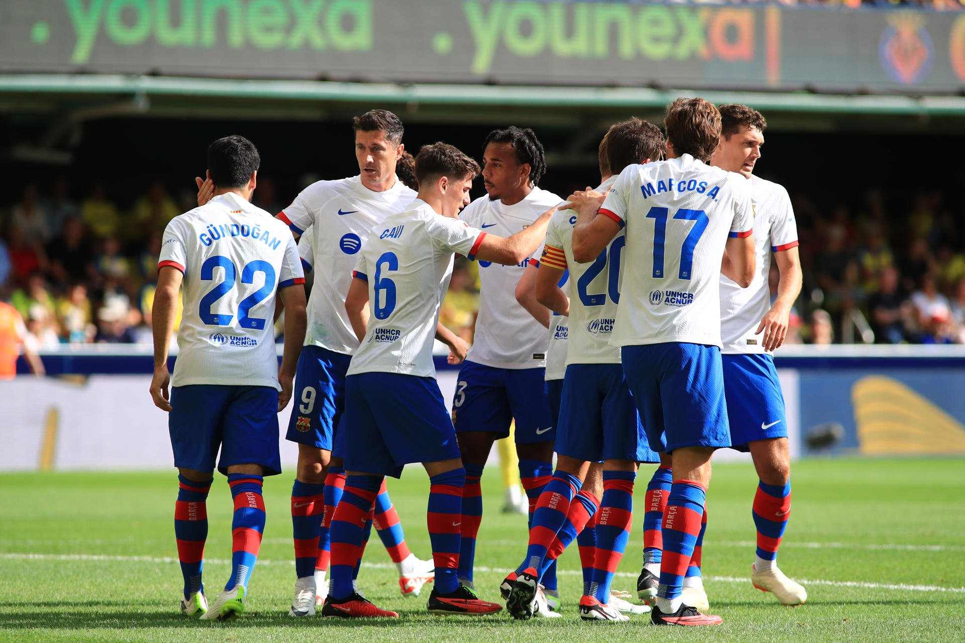 El Barça segella la victòria després d'un partit boig a Vila-real (3-4)