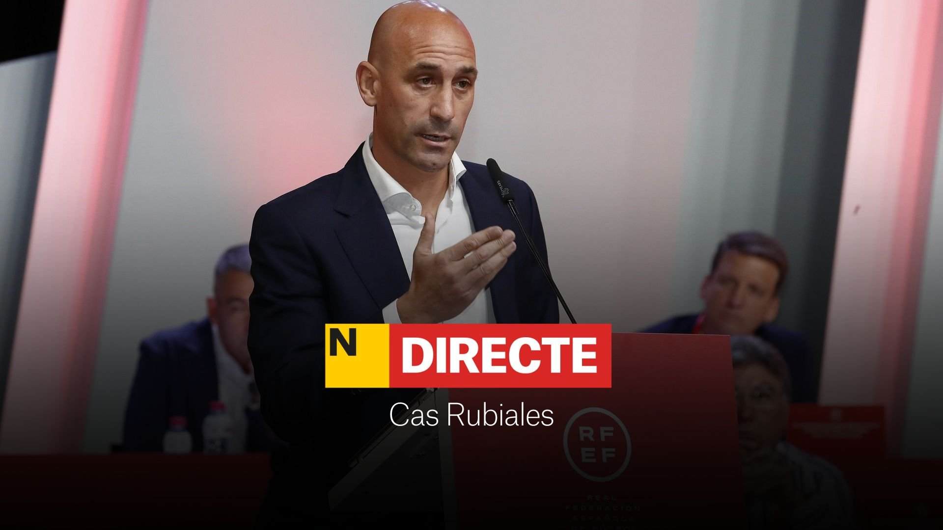 Luis Rubiales, DIRECTE | Última hora de la reunió extraordinària de la RFEF