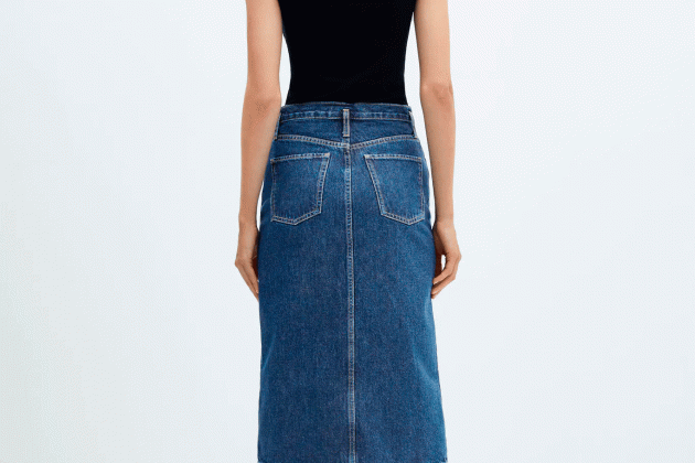 Faldilla|Falda midi vaquera1 Faldilla|Falda midi vaquera1