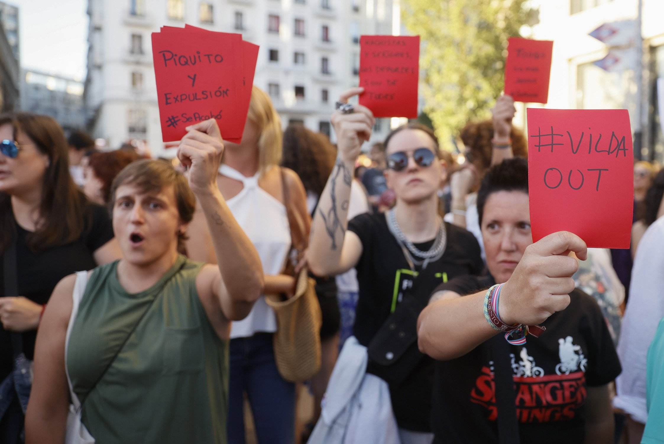 La mare de Rubiales, després de la primera nit en vaga de fam: "Bé, dins el que cap"
