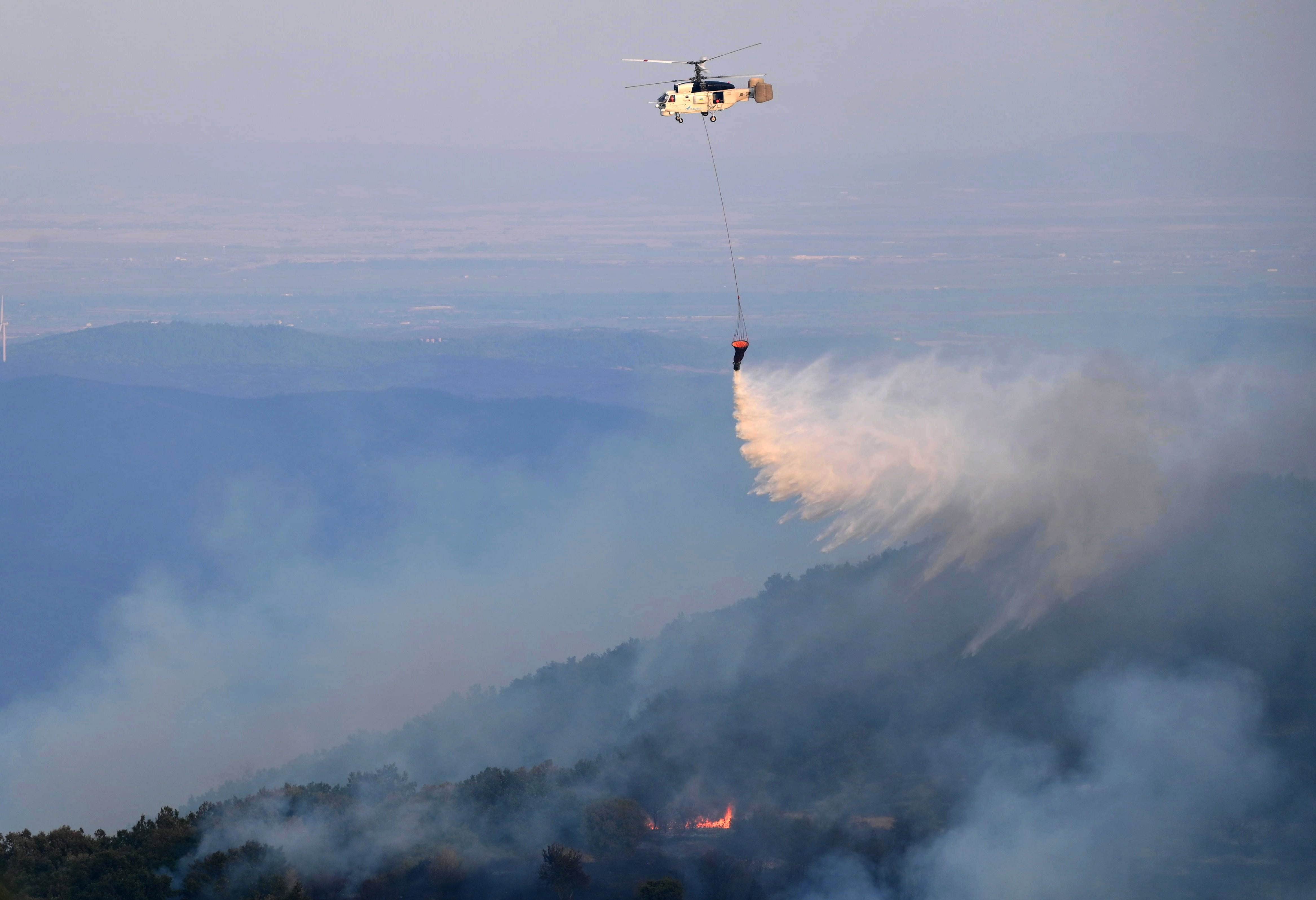 Luz de esperanza en Grecia: el incendio de Evros no está controlado, pero la situación mejora