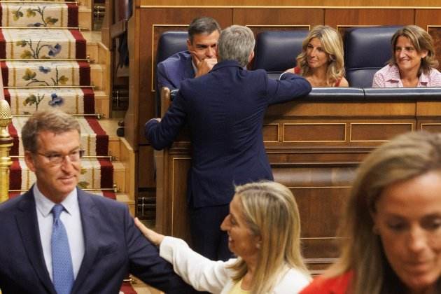 Sánchez Feijóo Congreso - Europa Press