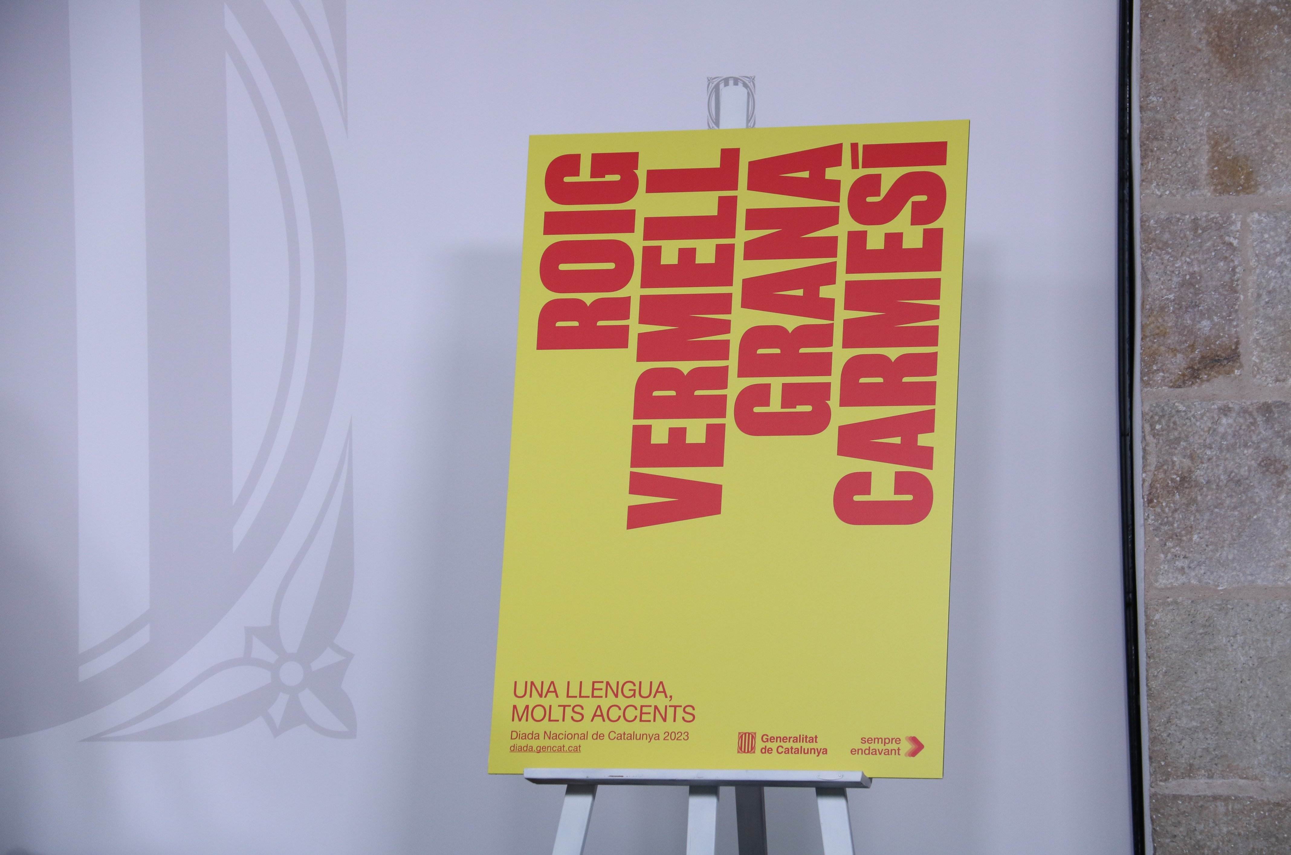 Cartell Diada Nacional Foto ACN