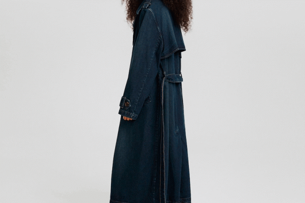 Abric trench denim1